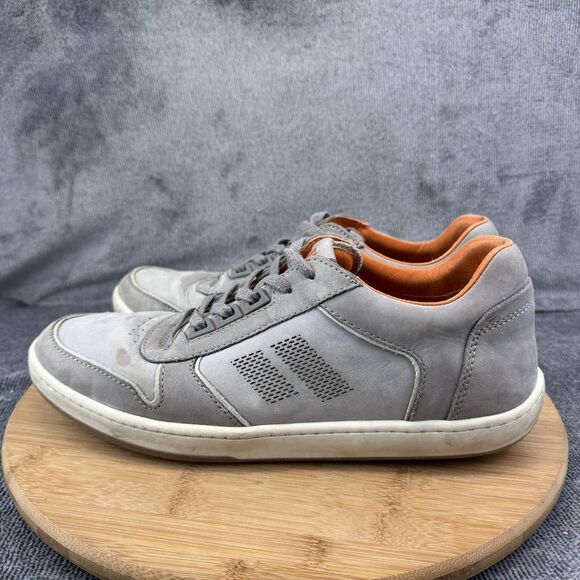 Piloti Shoes Mens Size 10 Gray Leather Low Top Driving Sneakers Casual main image 4
